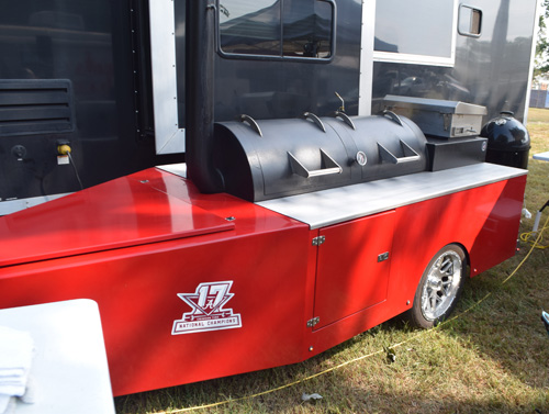 4t Champion Smokers offset pit at 2019 Praise The Lard BBQ Contest