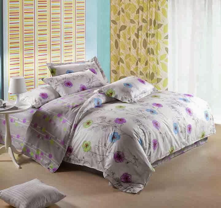 Bed Linens With Beautiful Floral Pattern