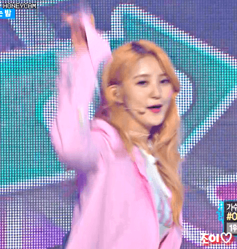 오늘자 음악중심 EXID 정화.gif | 인스티즈