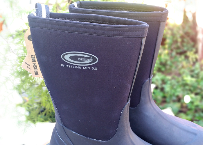 GRUBS FROSTLINE Thermal Yard Mucker Boots Ladies Mens Neoprene Black 