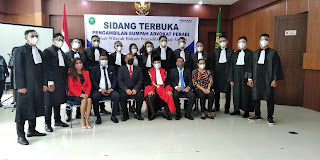 14 Advokat Wilayah Pengadilan Tinggi Resmi Dilantik 2 IMG 20210323 113801