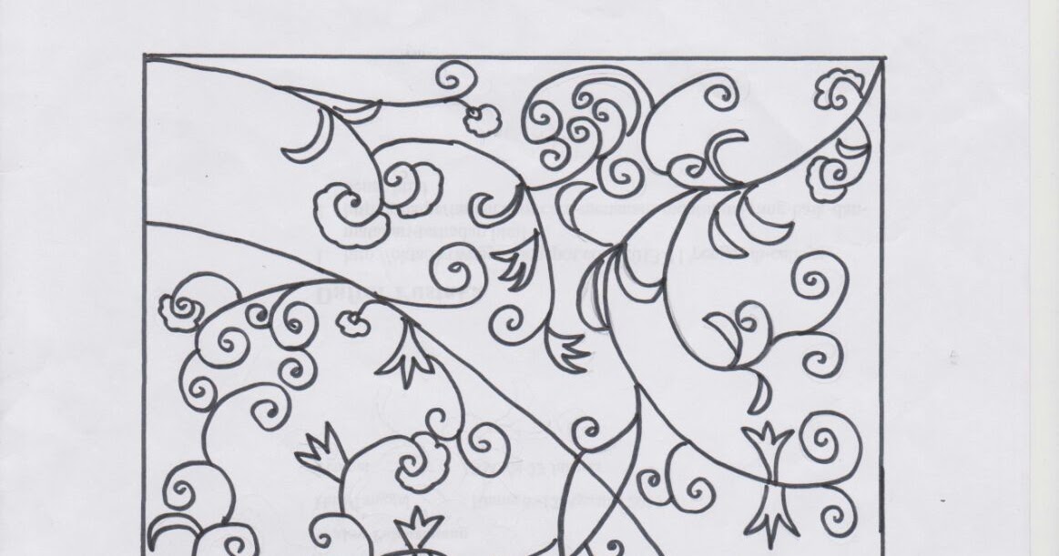 34+ Gambar Desain Batik Di Kertas A3