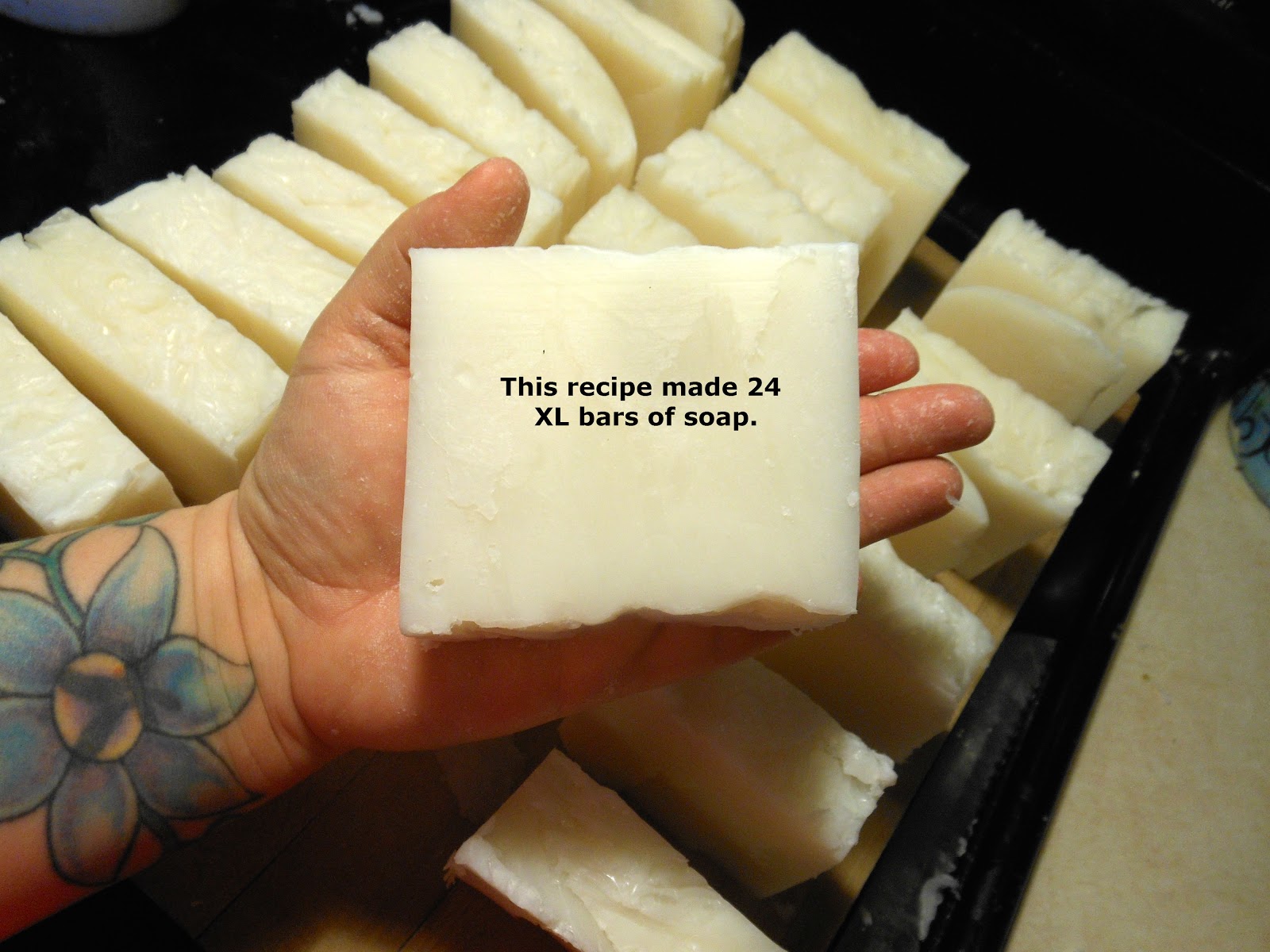 Cherub's Garden Frugal soap making for the beginner