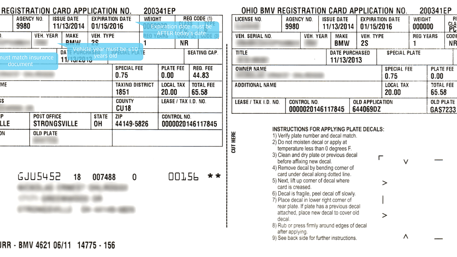 Motor vehicle registration Insurance Insurance Choices