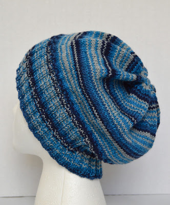 light weight unisex slouchy hat for sale at https://www.etsy.com/shop/JeannieGrayKnits