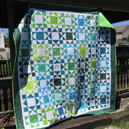 Quilting Land Half and Half Quilt
