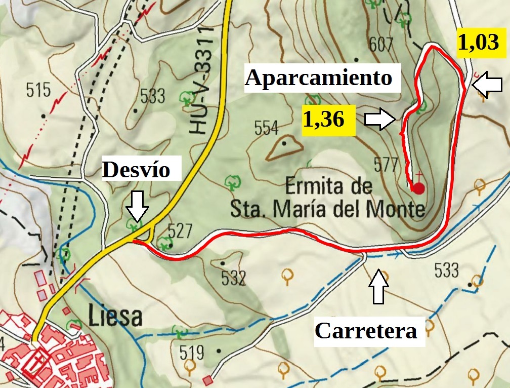 Caminos de Barbastro Santa María del Monte