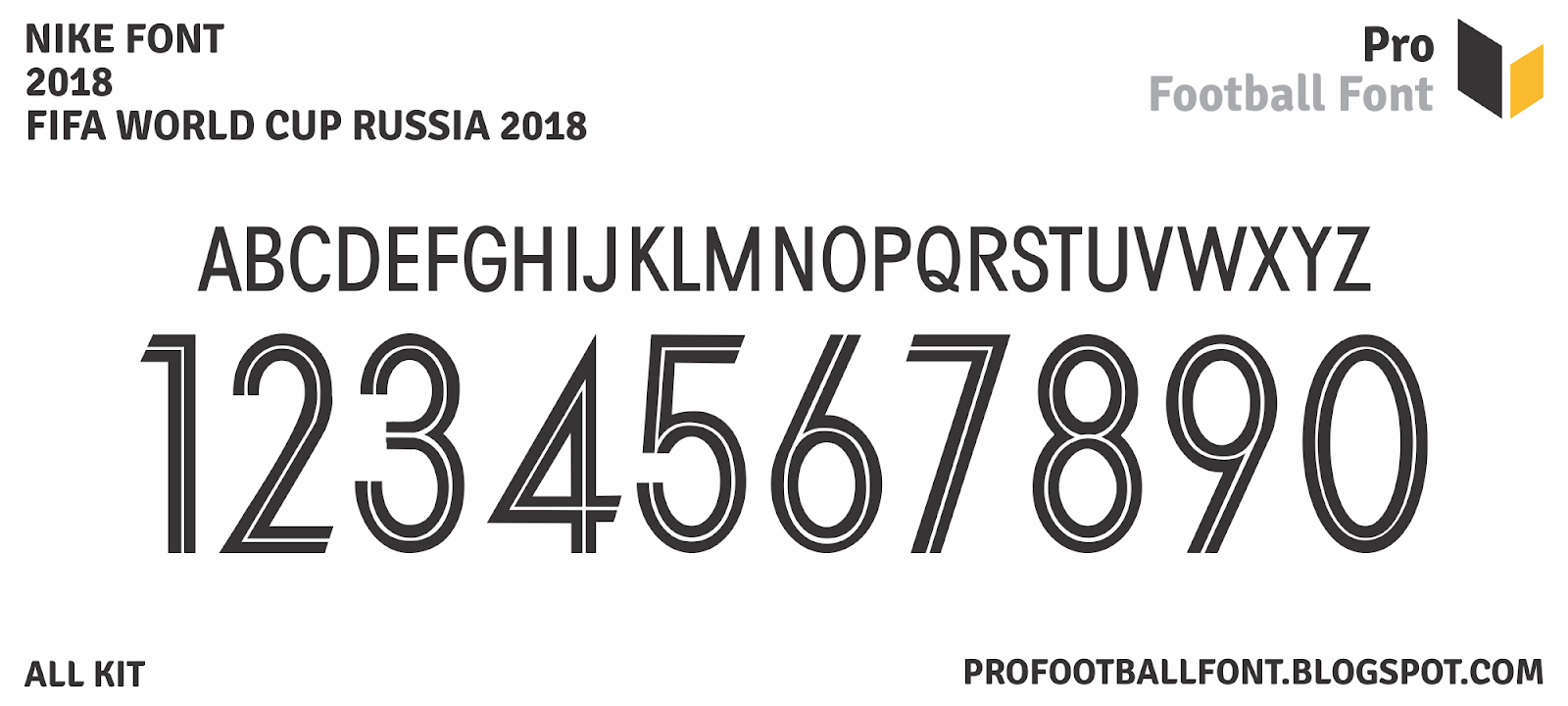Nike World 2018 Font