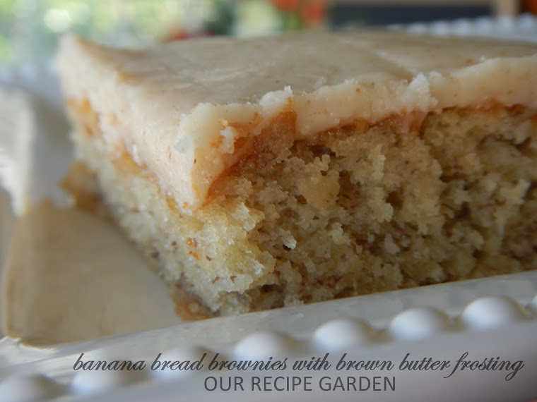 Banana Bread Brownies with Brown Butter Frosting