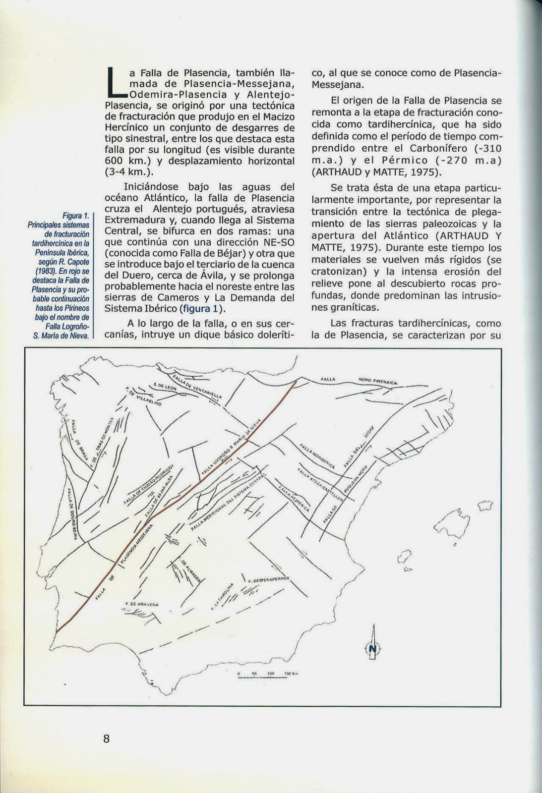 GEOLOGÍAS DE EXTREMADURA: "La falla de Plasencia y su influencia en el ...
