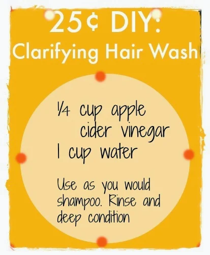 Beauty Hack #5: Clarify your hair with apple cider vinegar