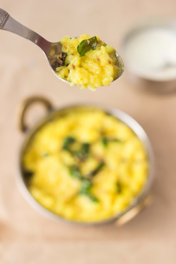 Khara Pongal Ven Ghee Khichdi moong dal rice