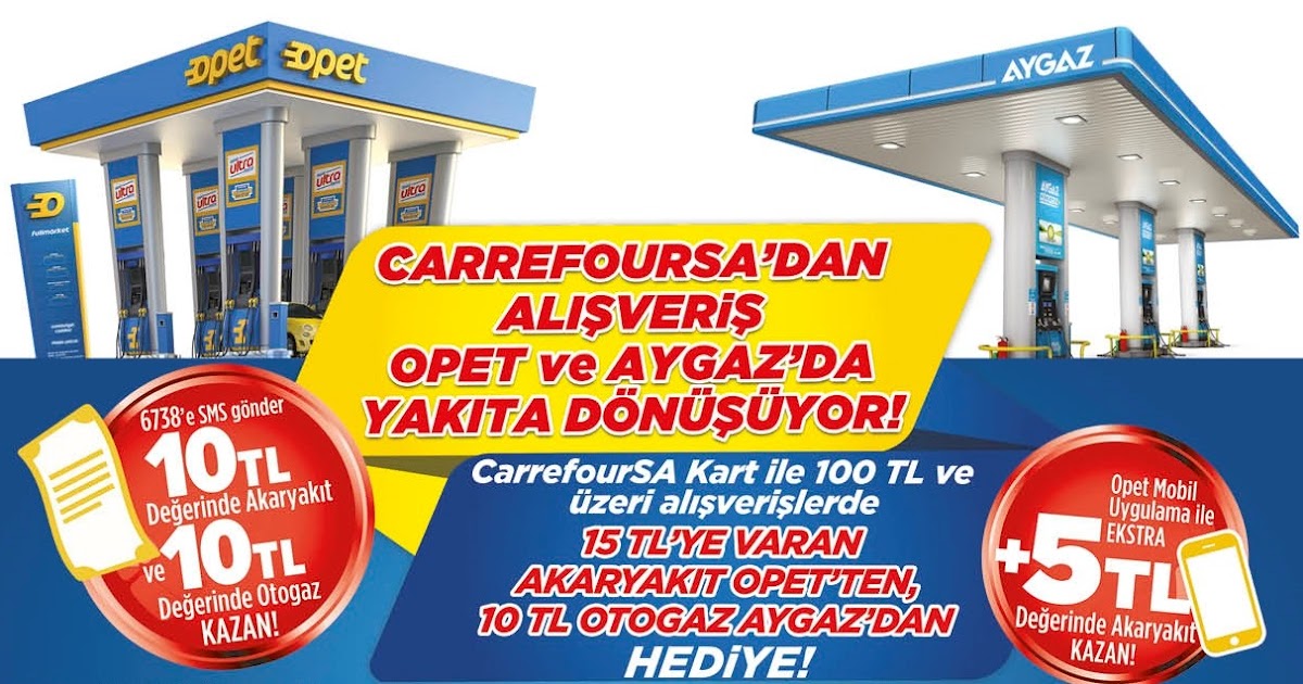 Carrefoursa Da Alisveris Opet Ve Aygaz Da Yakita Donusuyor