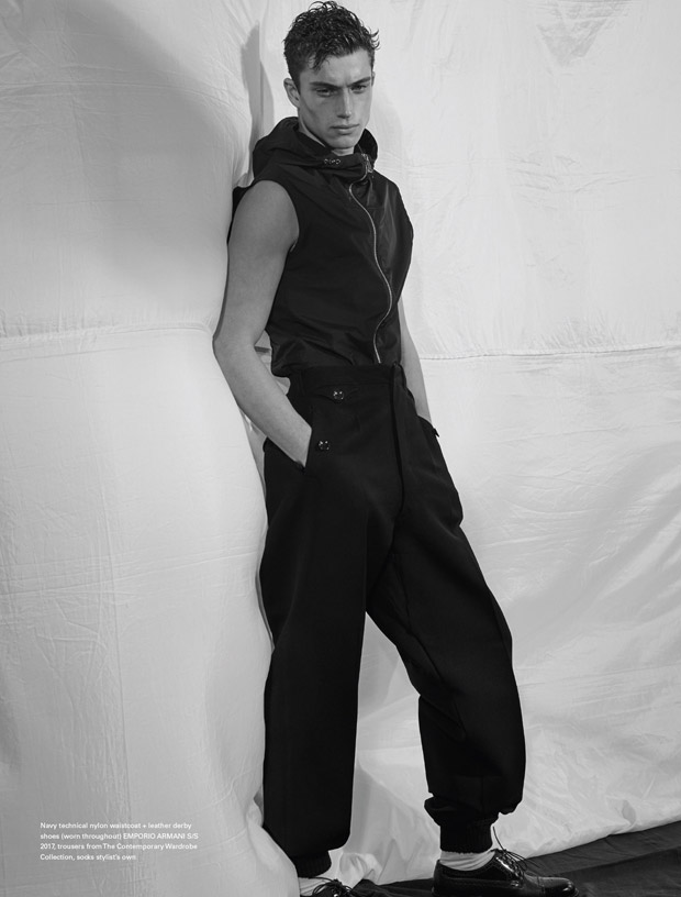 Paul Tardiveau Models Emporio Armani for Arena Homme Plus | It's Not ...