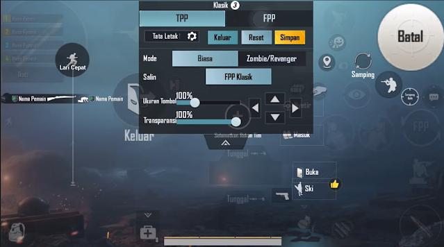 Control PUBG 5 Jari Beserta Kode Layout Terbaru