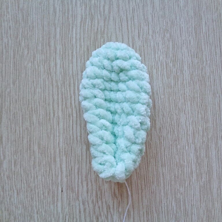 Amigurumi bunny crochet ear