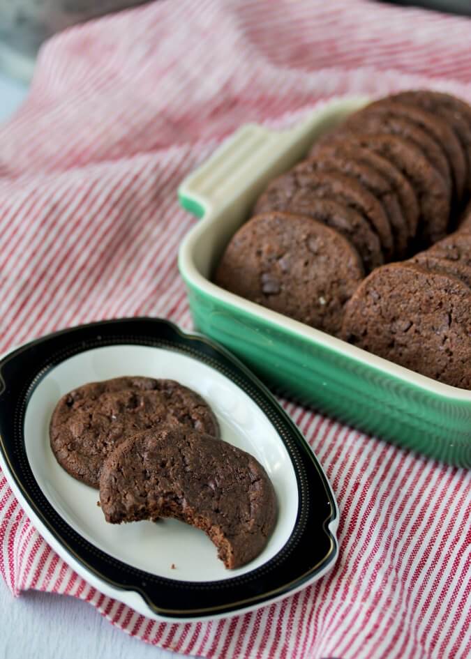 Double Chocolate Rye Cookies Karen's Kitchen Stories