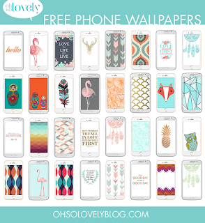 Download your FREE smart phone wallpapers today — there are so many cute options to choose from! Go ahead and dress your tech!