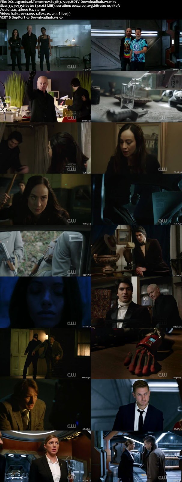 DCs Legends of Tomorrow S03E13 320MB HDTV 720p x264