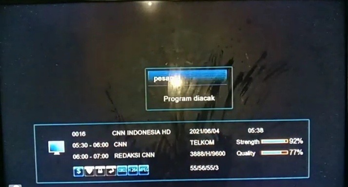 ATX - TUDIA HO SEO : Biss Key CNN Indonesia HD Telkom 4 Update Terbaru - oke kali ini akan saya berikan informasi update biss key siaran tv cnn indonesia hd telkom 4 terbaru.