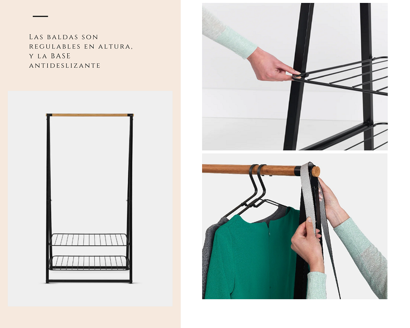 EXPONER LA ROPA CON ESTILO CON EL TENDEDERO LINN - Decoestilo12