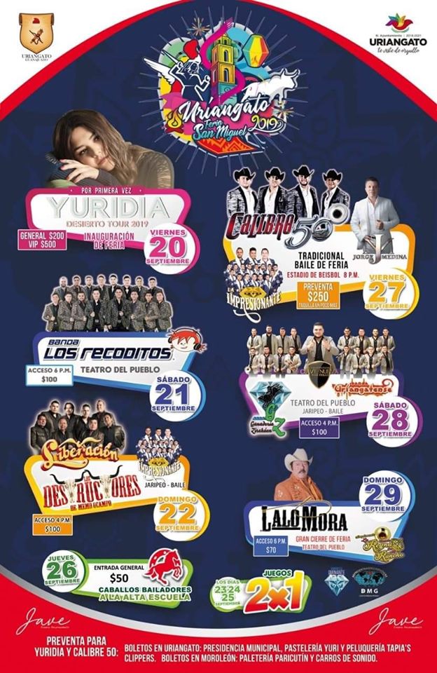 Feria Patronal Uriangato 2019