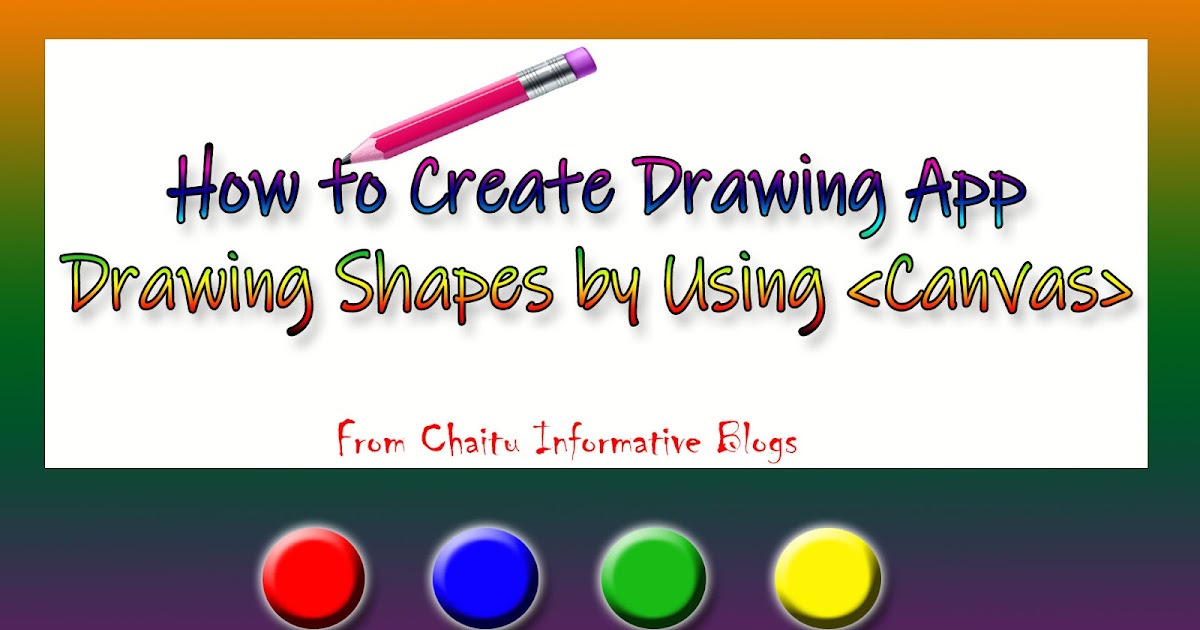 Create simple canvas drawing App by using HTML, CSS and JS