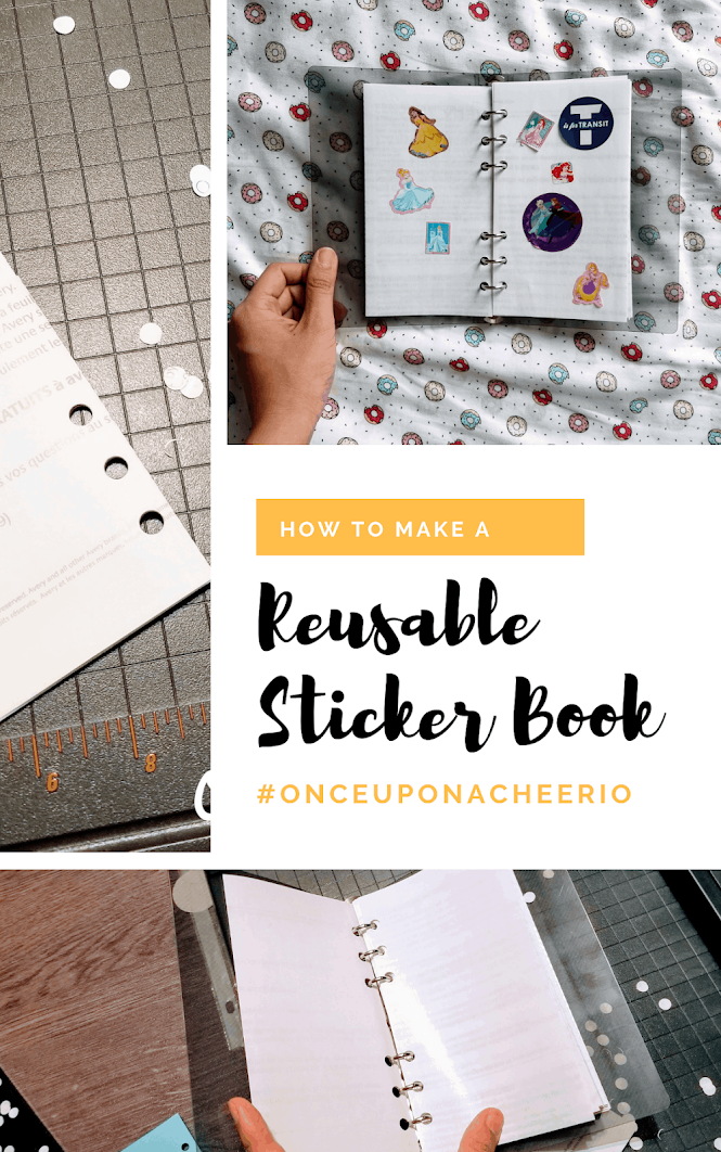 DIY Reusable Sticker Book / Sticker Album with Recycled Material