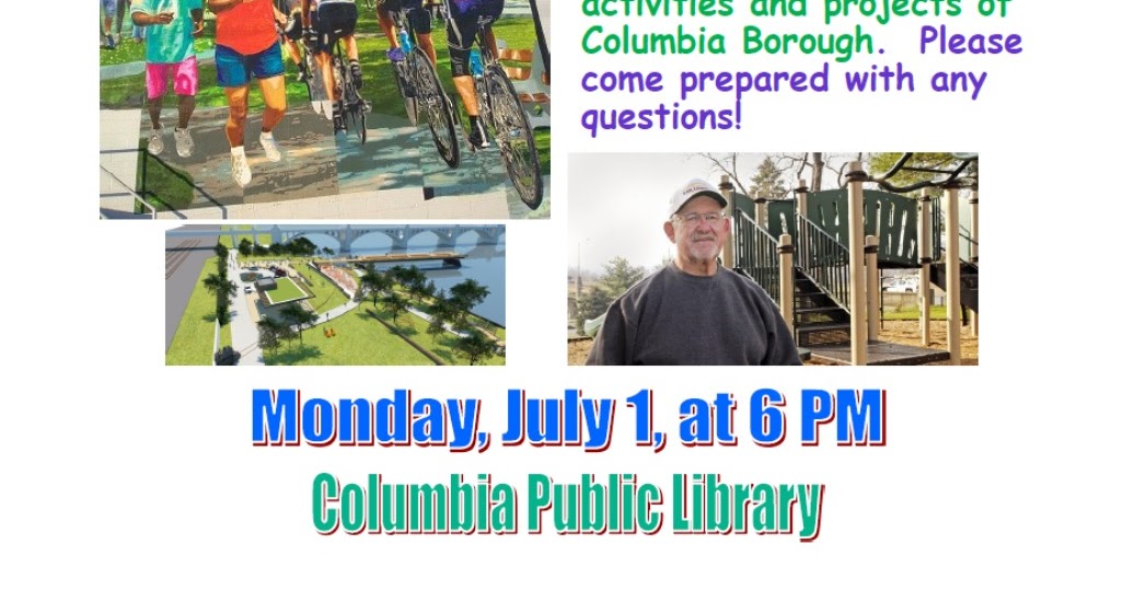COLUMBIA SPY Borough update from Mayor Lutz Monday at the Library