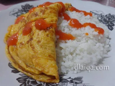 jika suka pedas bisa ditambahkan lagi saus sambalnya