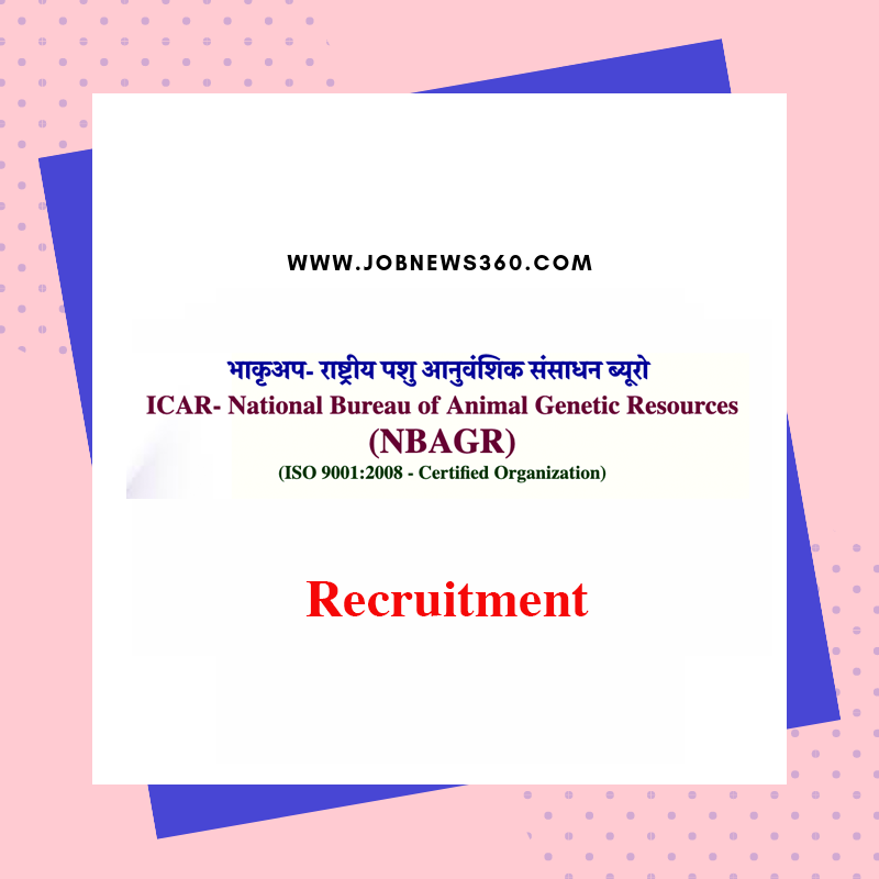 ICARNBAGR, Ajmer WalkIN 2019 for Enumerators & Supervisors posts (16