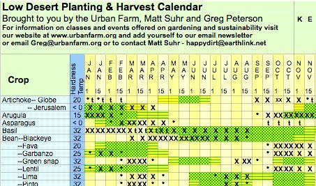 Low Desert Planting Guide