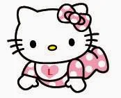 Alfabeto Hello Kitty bebé L.