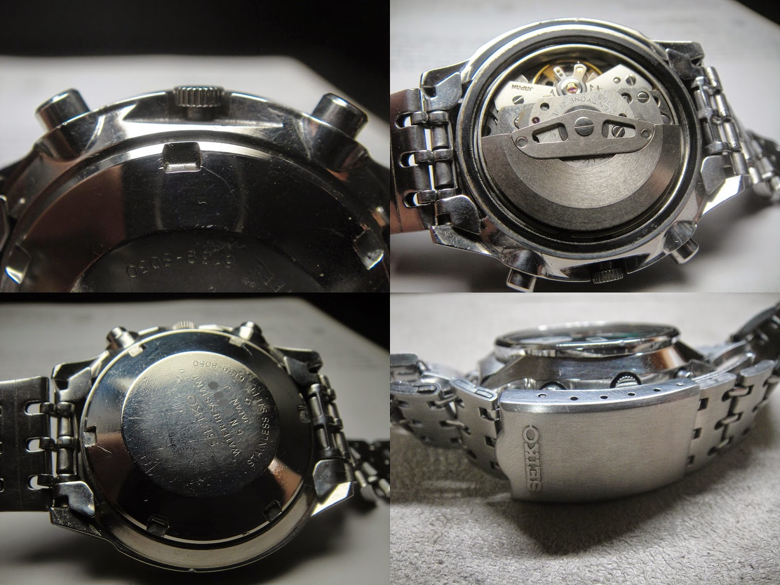 Antique Watch Bar: SEIKO SPEED-TIMER CHRONOGRAPH 6139-8050 SC27 (SOLD)