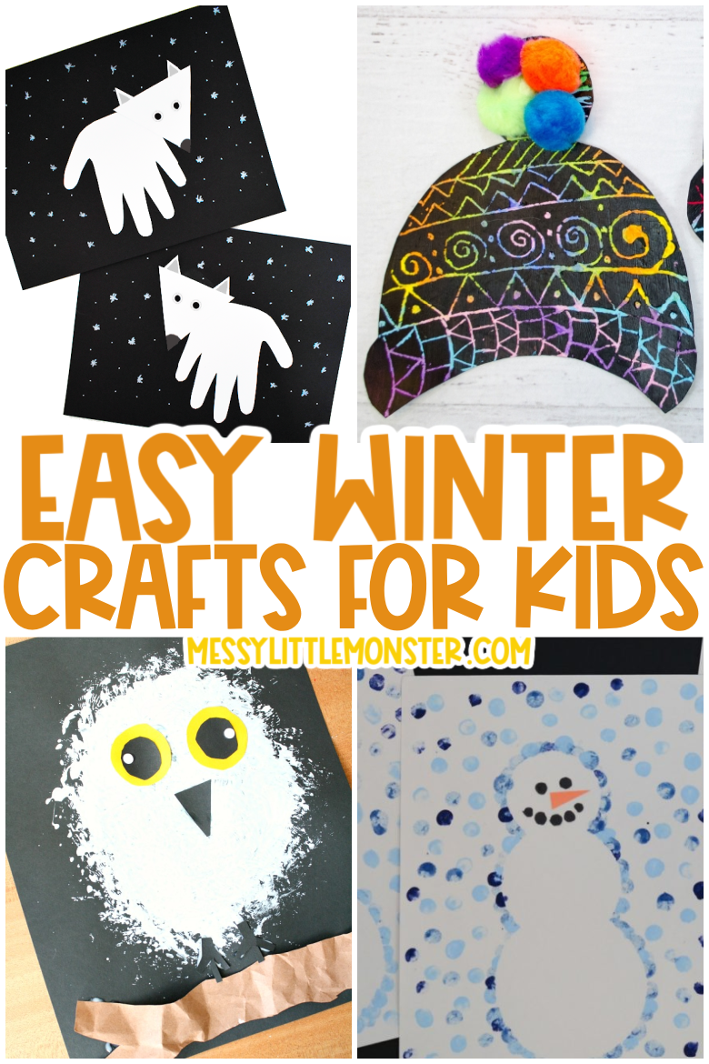 Winter Tree Finger Painting - Quick Art Project for Kids  Winter art  projects, Winter crafts for kids, Winter crafts