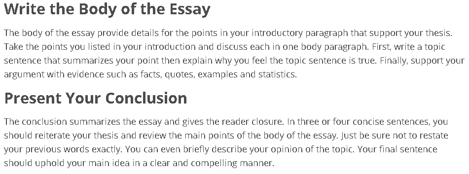 Ib essay to how write an history