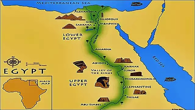 Ancient Egypt Maps