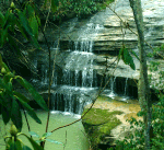 Greenery page waterfall
