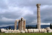 Πώς έπεσε μια κολώνα στο Ολυμπιείον, το 1852  