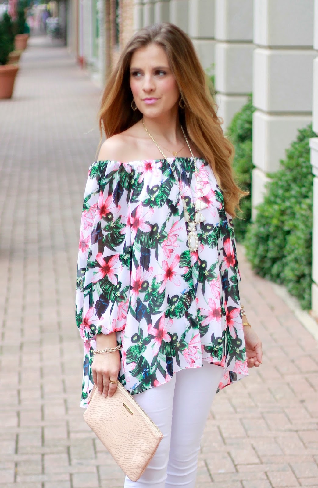 Floral Off The Shoulder | The Dainty Darling