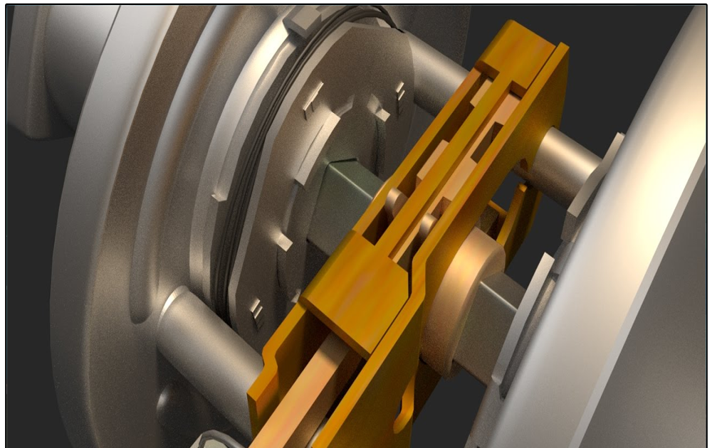 Door Handle Working Principle 3D Animation Inside Of a Door Handle