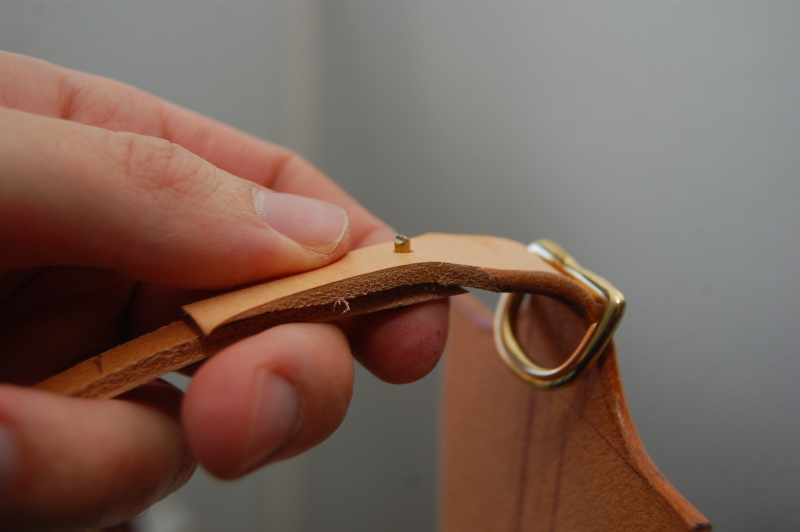 Andersen leather Briefcase handle