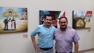 Fabián Rivera y Carlos de la Cruz Suárez escritores chiapanecos
