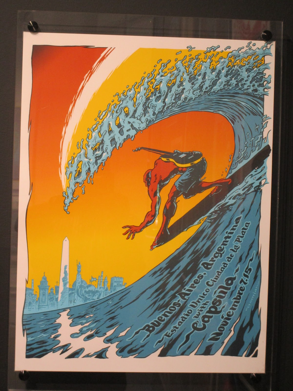 Adventures in Weseland Pearl Jam Concert Poster Art
