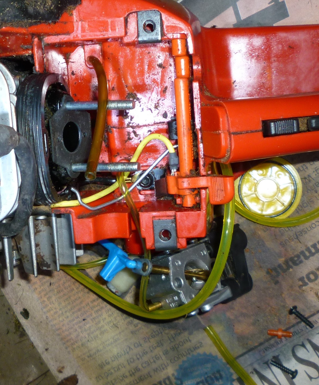 Replaced the Fuel Lines on a Craftsman