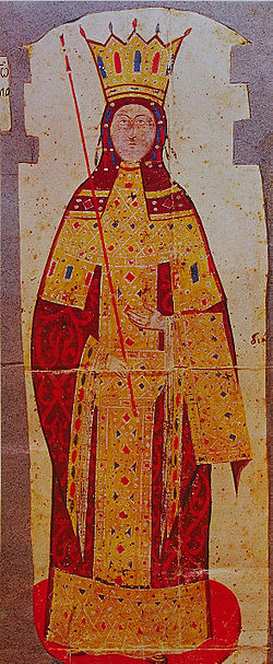Η Άννα της Σαβοΐας, αυτοκράτειρα του Βυζαντίου.