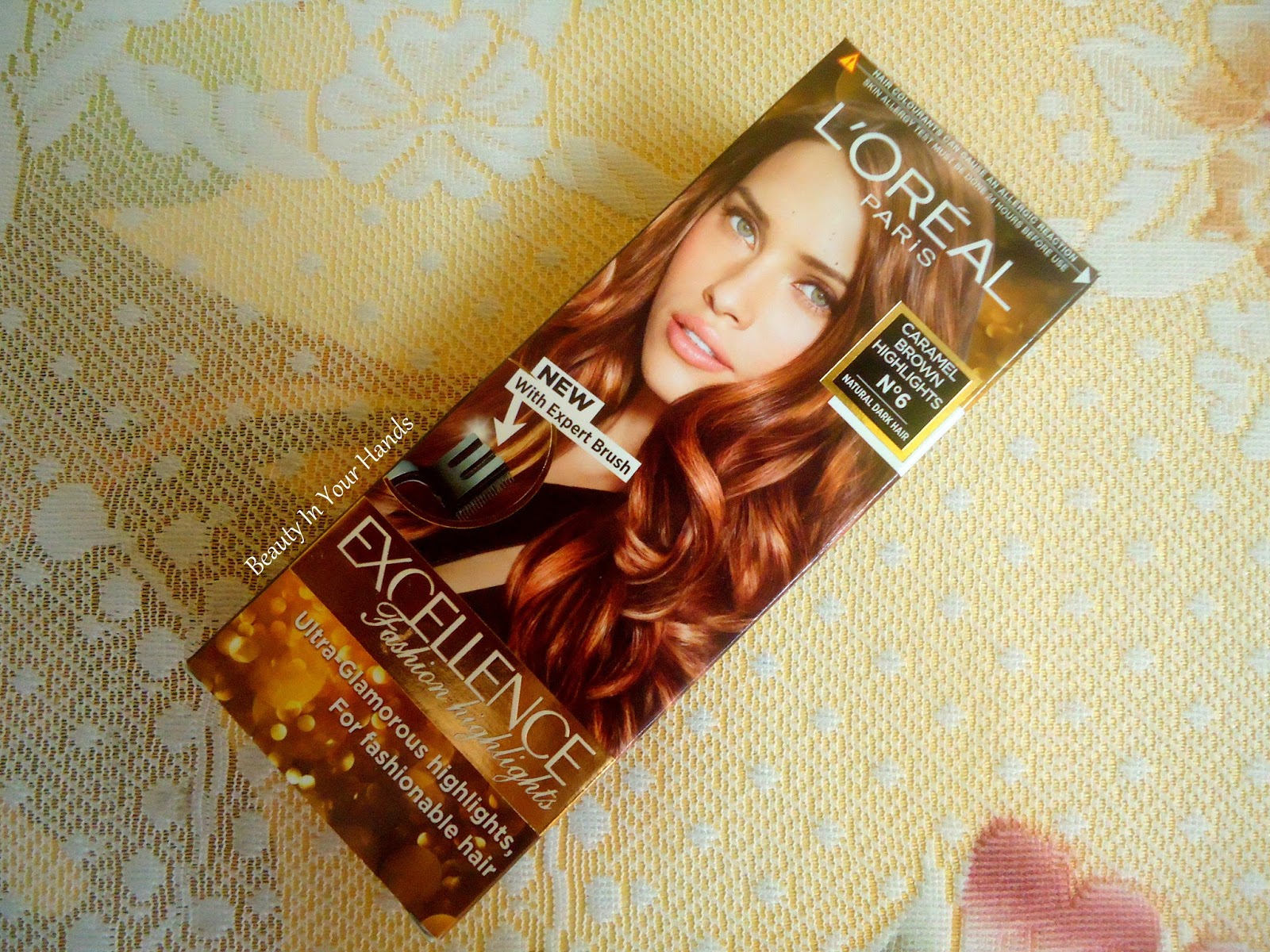 Beauty In Your Hands: L'Oreal Paris Excellence Fashion Highlights Caramel  Brown Review