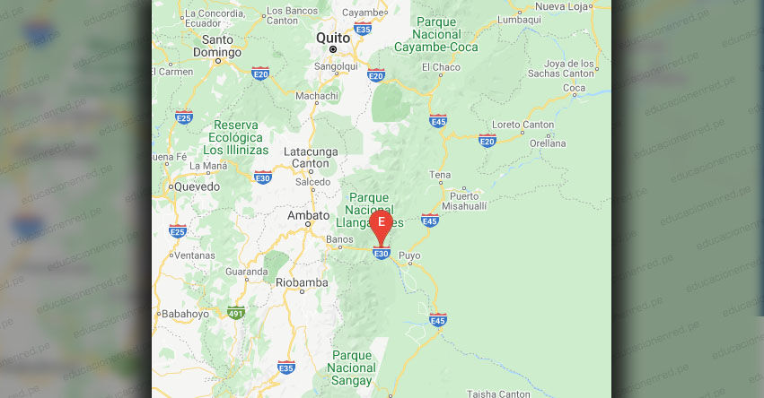 TEMBLOR EN ECUADOR: Sismo de Magnitud 3.7 (Hoy Sábado 21 Agosto 2021) Epicentro - Puyo - Pastaza - IGEPN