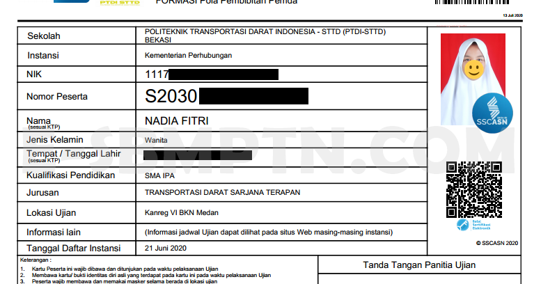 Kartu Ujian Skd Sekolah Kedinasan 2020 Dan Cara Cetak Downlod Soal Utbk Sbmptn 2021 Dan Pembahasan Pdf