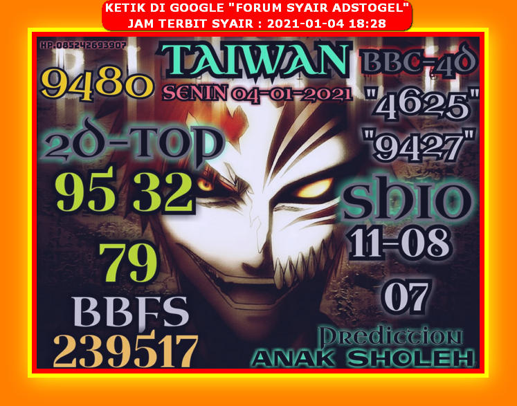 Syair Hk Hari Ini Jumat 19 Maret 2021 Opesia Official